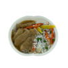 Hot Bowl Thai Chicken, rice with vegetables and Satay sauce, 350 g