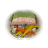 Hot Bowl Salmon fillet, rice, vegetables and herb sauce, 350 g